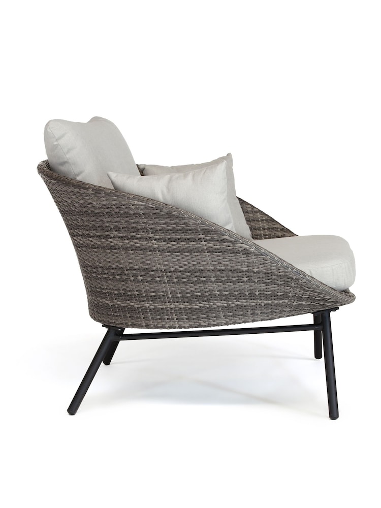 Kettler Grey Lamode Garden Comfort Chair with Cushions - Image 3 of 3