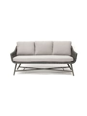Kettler Grey Lamode Garden 3 Seater Sofa with Cushions - Image 2 of 2