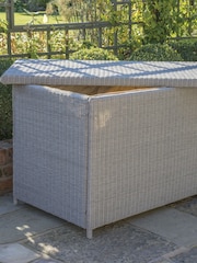 Kettler White Wash Palma Garden Cushion Box - Image 1 of 2