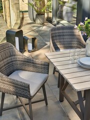 Kettler Grey Lamode Garden 6 Seater Dining Set - Image 2 of 6