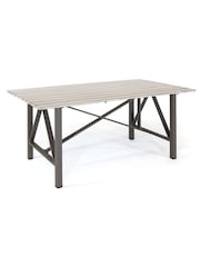 Kettler Grey Lamode Garden 6 Seater Dining Set - Image 6 of 6