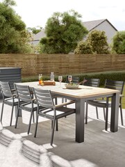 Kettler Slate Grey Elba Garden 6 Seater Dining Set - Image 1 of 6