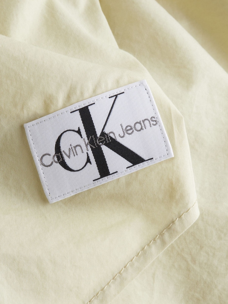 Calvin Klein Green 100% Cotton Label Sleeveless Shirt - Image 5 of 5