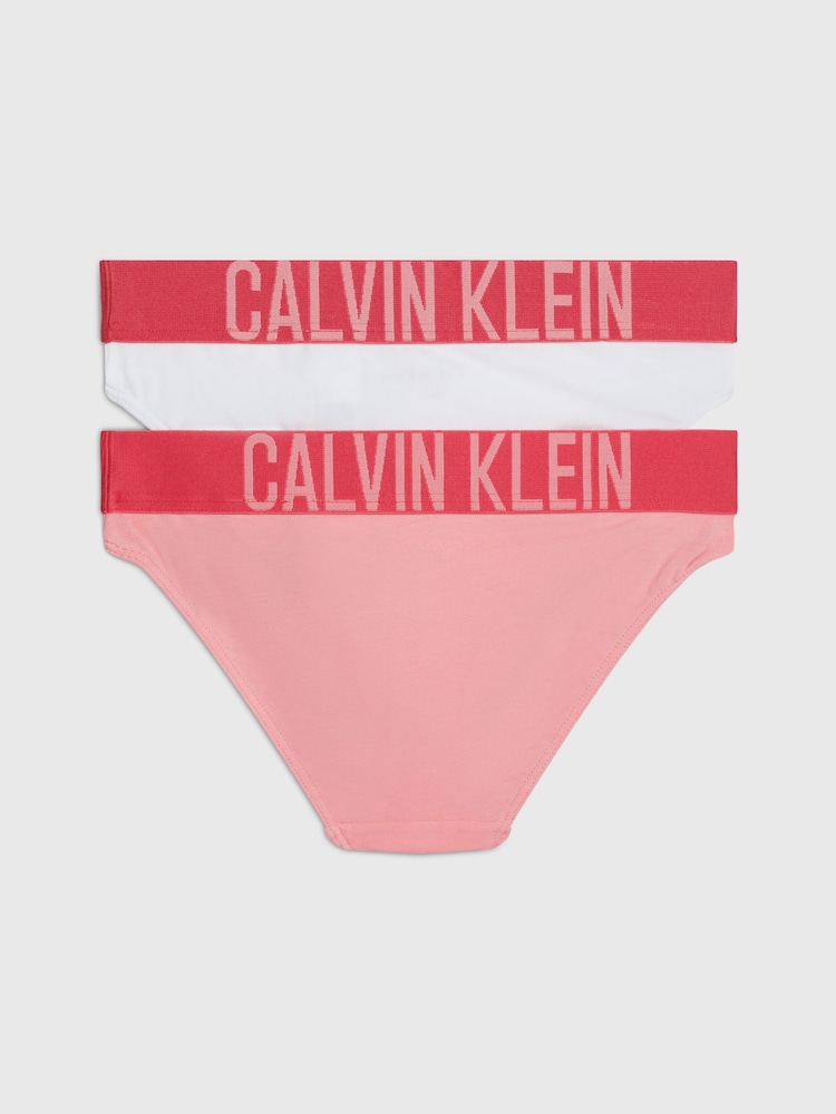 Calvin Klein Pink Underwear Bikini Briefs 2 Pack - Image 2 of 2 Calvin Klein Pink Underwear Bikini Briefs 2 Pack - Image 2 of 2