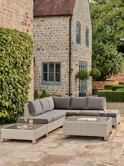 Kettler White Wash Palma Garden Low Lounge Set - Image 1 of 5