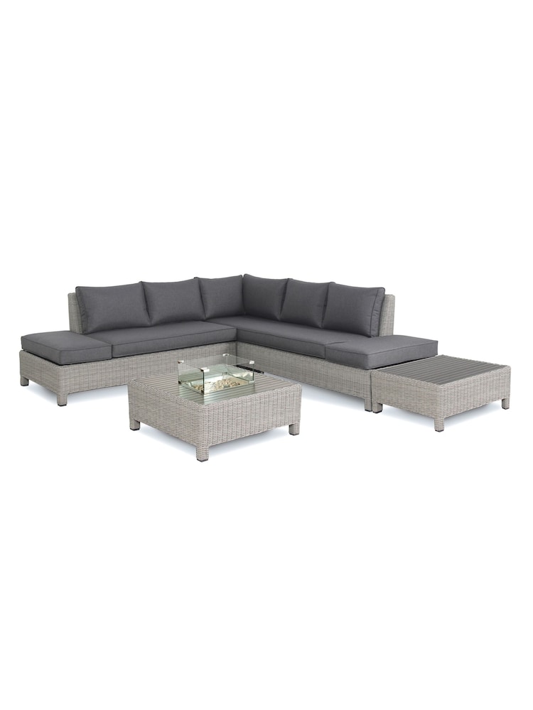 Kettler White Wash Palma Garden Low Lounge Set - Image 5 of 5