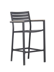 Kettler Slate Grey Elba Garden 4 Seater High Dining Set - Image 3 of 4