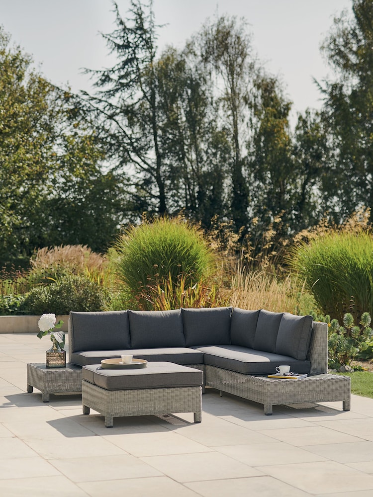 Kettler White Wash Palma Garden Low Lounge Set - Image 2 of 6
