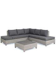 Kettler White Wash Palma Garden Low Lounge Set - Image 6 of 6