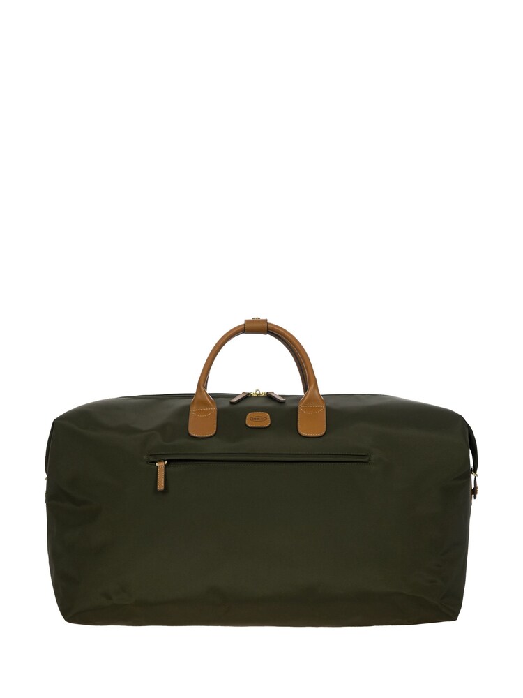 Bric's Green Holdall With Leather Handles - Image 1 of 7 Bric's Green Holdall With Leather Handles - Image 1 of 7