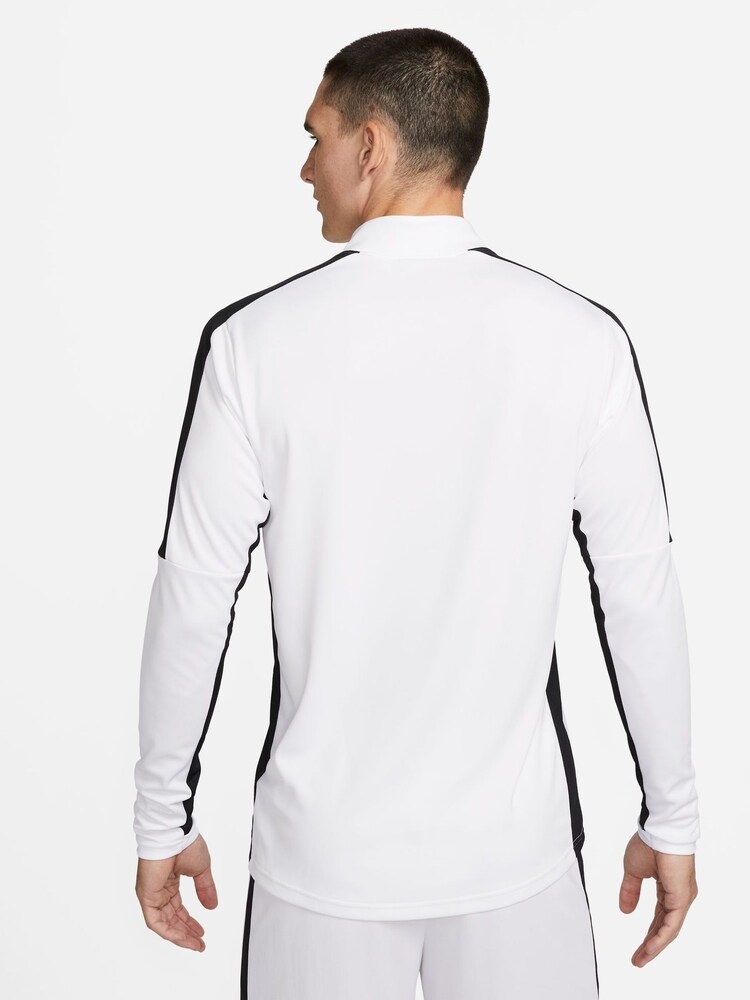 Nike White Academy DriFit Quarter Zip Sweat Top - Image 2 of 6 Nike White Academy DriFit Quarter Zip Sweat Top - Image 2 of 6