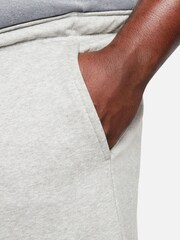 Nike Grey DriFIT Fleece Fitness Shorts - Image 10 of 14