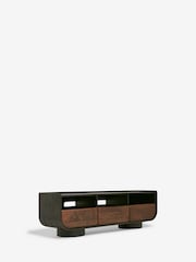 Dark Blythe Solid Mango Wood Wide TV Unit - Image 7 of 11