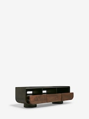 Dark Blythe Solid Mango Wood Wide TV Unit - Image 8 of 11