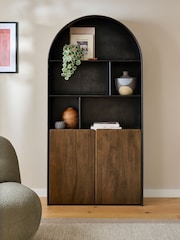 Dark Blythe Solid Mango Wood Storage Shelf - Image 2 of 9