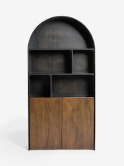 Dark Blythe Solid Mango Wood Storage Shelf - Image 6 of 9