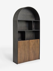 Dark Blythe Solid Mango Wood Storage Shelf - Image 8 of 9