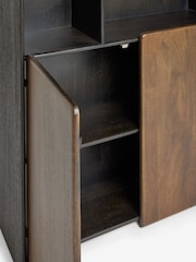 Dark Blythe Solid Mango Wood Storage Shelf - Image 9 of 9