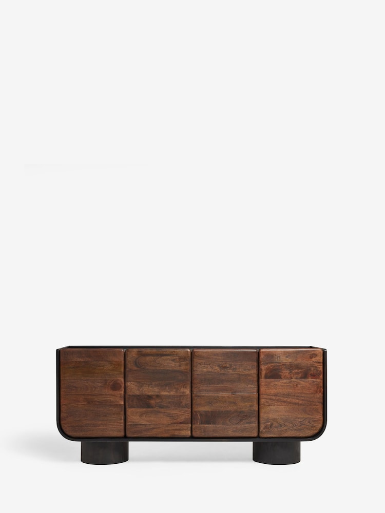 Dark Blythe Solid Mango Wood Large Sideboard - Image 11 of 11