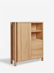 Natural Noa Oak Effect Tube Leg Sideboard - Image 7 of 7
