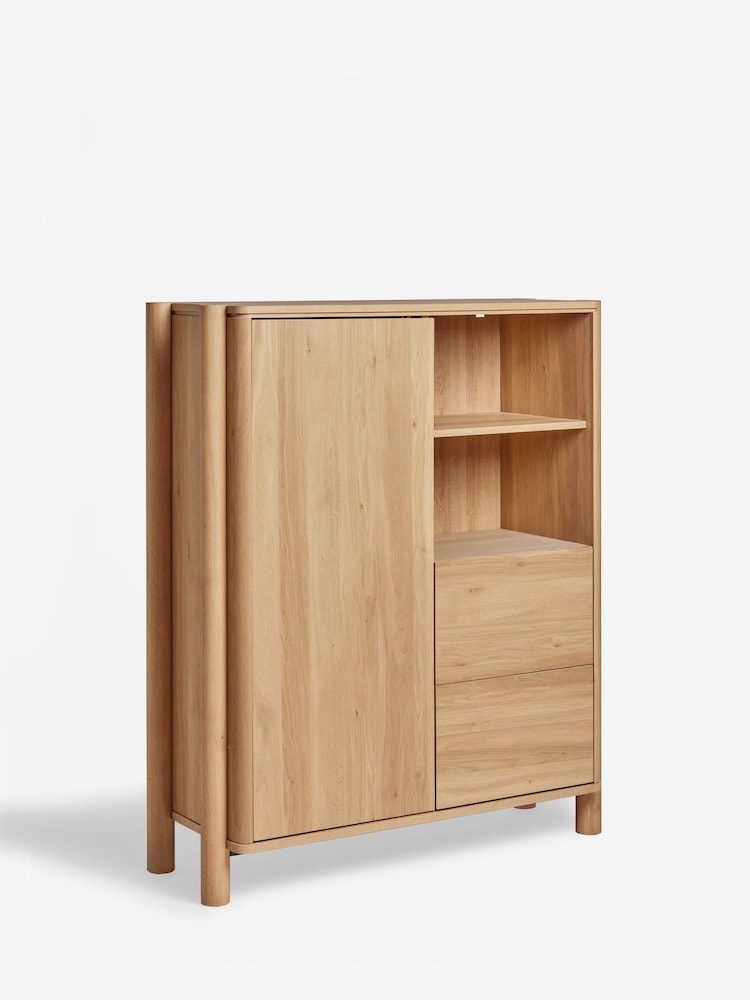 Natural Noa Oak Effect Tube Leg Sideboard - Image 7 of 7