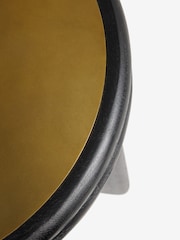 Black/Brass Astrid Solid Mango Wood Side Table - Image 5 of 5