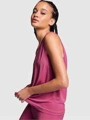 Victoria's Secret PINK Pink Violet Seamless Drapey Muscle Tank Top - Image 1 of 3