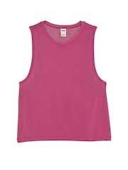 Victoria's Secret PINK Pink Violet Seamless Drapey Muscle Tank Top - Image 3 of 3