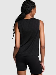 Victoria's Secret PINK Black Seamless Drapey Muscle Tank Top - Image 2 of 3