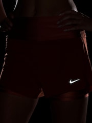 Nike Orange Dri FiT Swift Mid Rise 3 Inch 2 in 1 Running Shorts with Pockets - Image 11 of 12