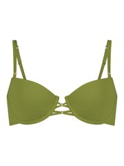 Hunkemoller Green Holbox Bikini Top - Image 4 of 5