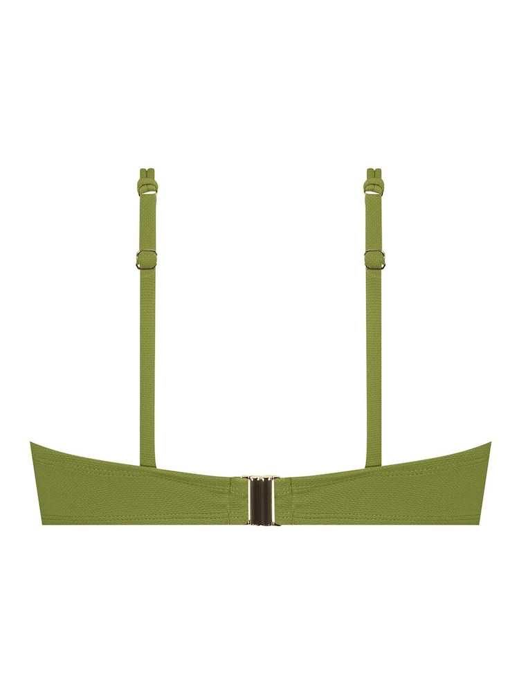 Hunkemoller Green Holbox Bikini Top - Image 5 of 5