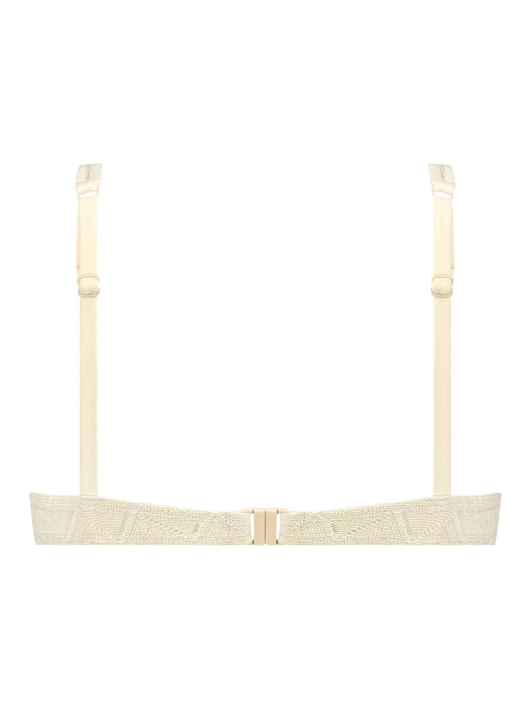 Hunkemöller Crochet White Bikini Top - Image 5 of 5