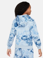 Nike Light Armory Blue Printed Overhead Hoodie - Image 5 of 11