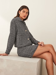 Emme by Marella Grey ISER Boucle Jacket - Image 2 of 6
