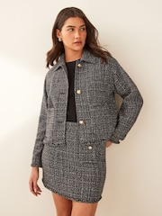 Emme by Marella Grey ISER Boucle Jacket - Image 3 of 6