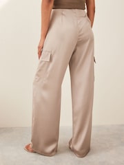 Emme Marella Natural EMMA Cargo Trousers - Image 4 of 5
