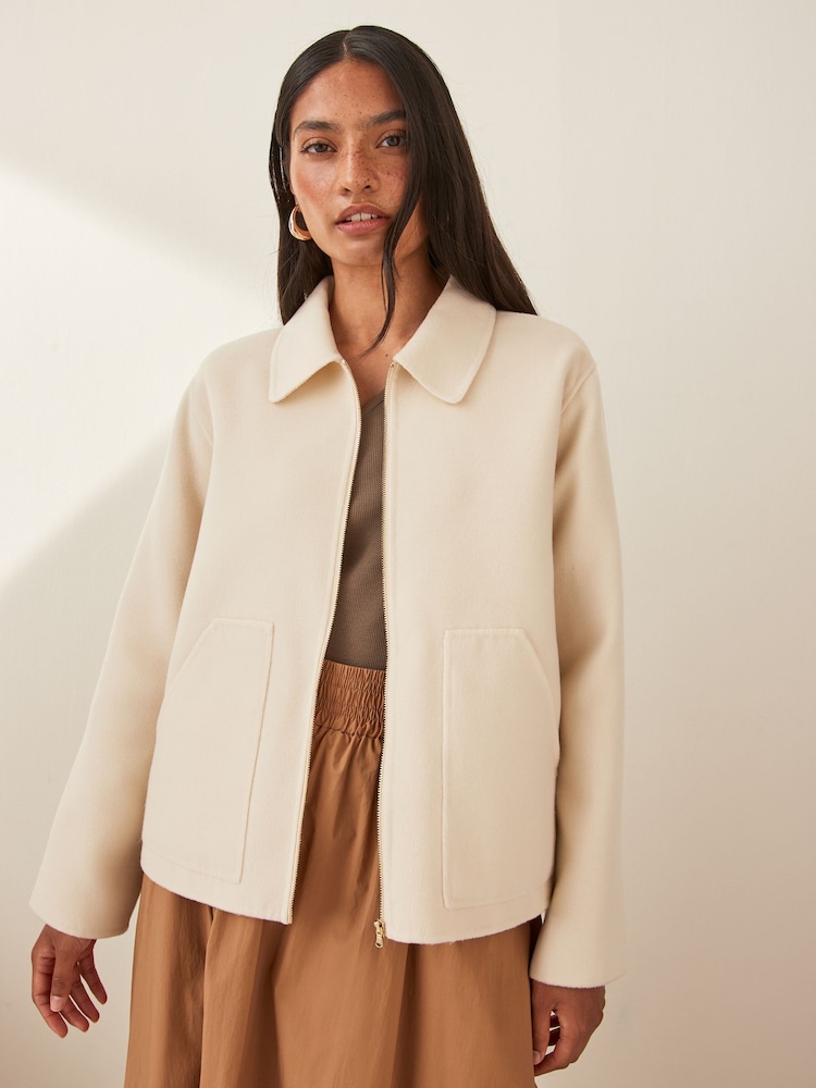Emme by Marella BETULLA Cropped Zip Up Jacket - Image 1 of 7