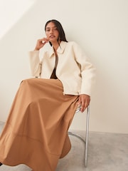 Emme by Marella BETULLA Cropped Zip Up Jacket - Image 4 of 7