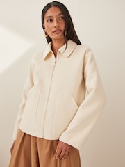 Emme by Marella BETULLA Cropped Zip Up Jacket - Image 5 of 7