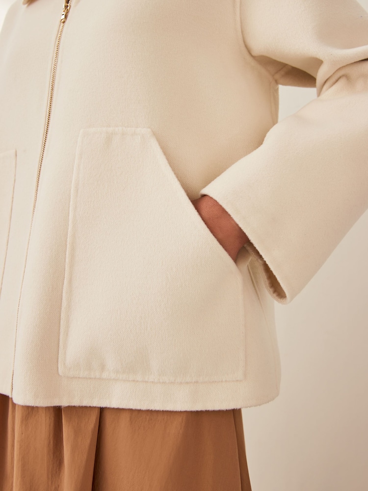 Emme by Marella BETULLA Cropped Zip Up Jacket - Image 7 of 7