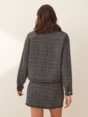 Emme by Marella Grey MICENE Boucle Mini Skirt - Image 6 of 6