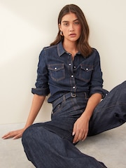 Emme by Marella PAPA Denim Shirt - Image 3 of 4