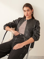 Emme by Marella Corsica Bomber Black Jacket - Image 1 of 3