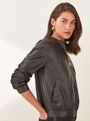 Emme by Marella Corsica Bomber Black Jacket - Image 2 of 3