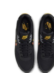 Nike Black/Gold Air Max 90 Trainers - Image 10 of 10