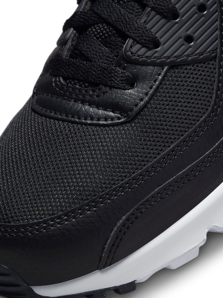 Nike Black/Gold Air Max 90 Trainers - Image 7 of 10