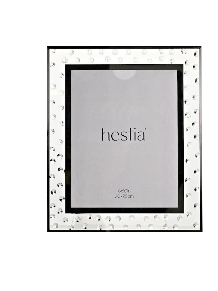 Widdop Clear Diamante Scatter 8 x 10" Glass Photo Frame - Image 1 of 2 Widdop Clear Diamante Scatter 8 x 10" Glass Photo Frame - Image 1 of 2