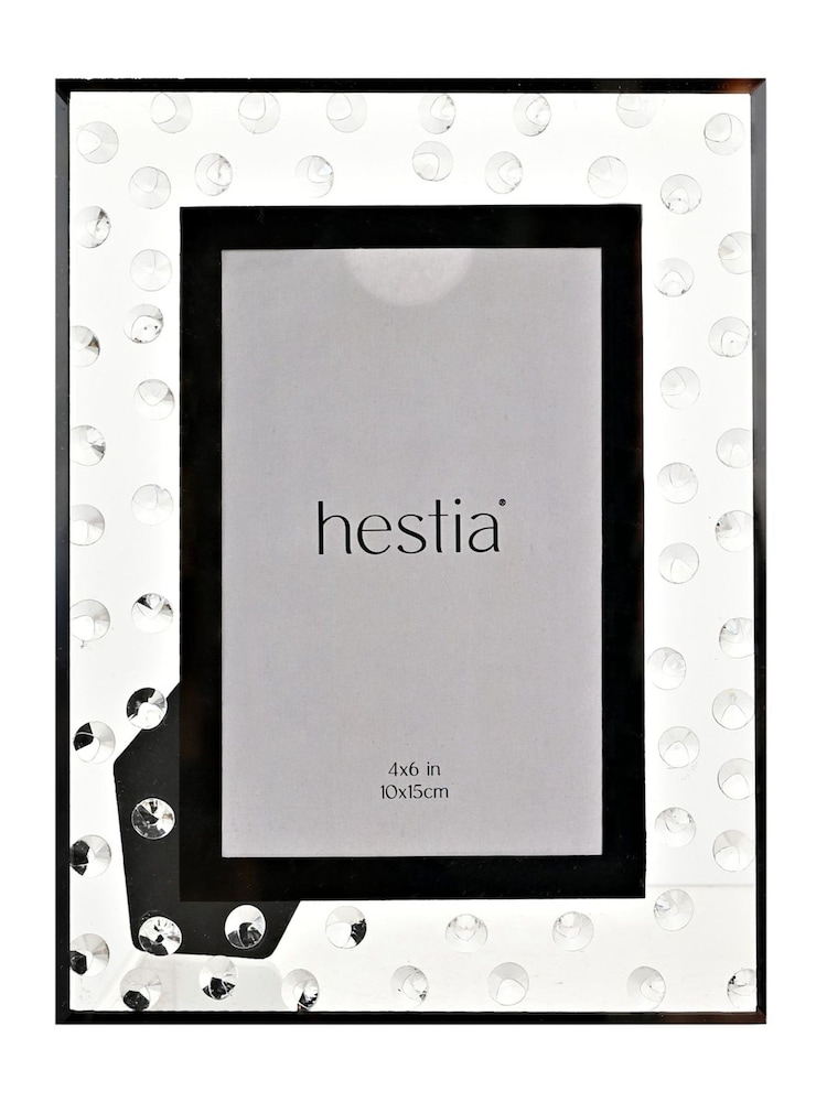 Widdop Clear Diamante Scatter 4 x 6" Glass Photo Frame - Image 1 of 2 Widdop Clear Diamante Scatter 4 x 6" Glass Photo Frame - Image 1 of 2