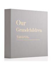 Widdop Grey Coffee Table Scrapbook Album Our Grandchildren - Image 1 of 5